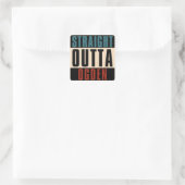 Straight Outta Ogden Utah UT Vierkante Sticker (Tas)