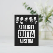 Straight Outta Oostenrijk Briefkaart (Staand voorkant)