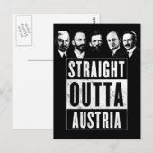 Straight Outta Oostenrijk Briefkaart (Voorkant / Achterkant)