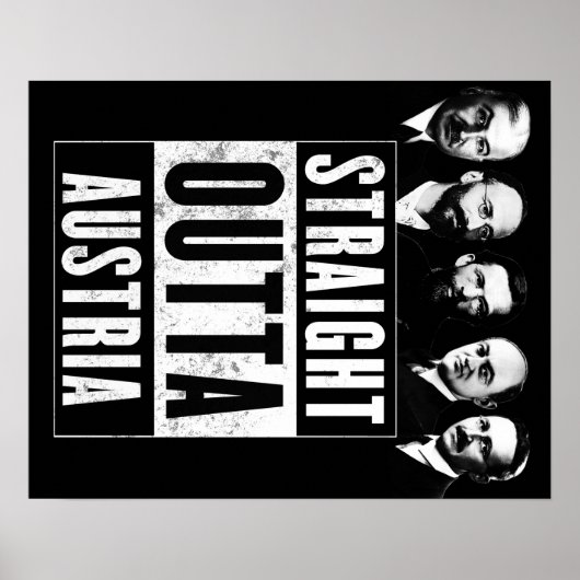 Straight Outta Oostenrijk Poster (Voorkant)