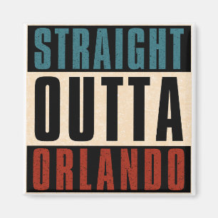 Straight Outta Orlando Florida Verenigde Staten Magneet