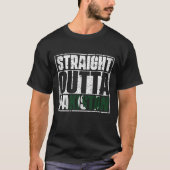 Straight Outta Pakistan Flag T-shirt (Voorkant)