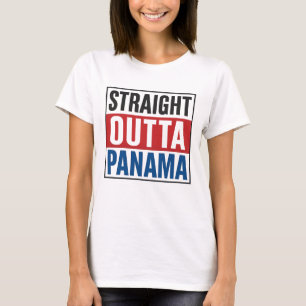 Straight Outta Panama - Flag Style Pride T-shirt