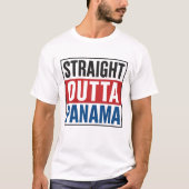 Straight Outta Panama - Flag Style Pride T-shirt (Voorkant)