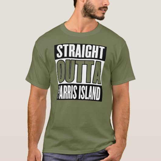 Straight Outta Parris Island T-Shirt (Voorkant)