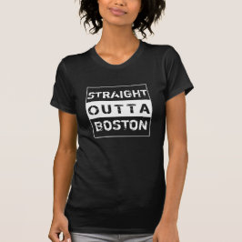 Straight Outta past uw Stad aan T-shirt