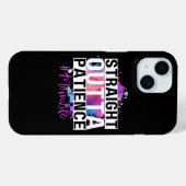 Straight Outta Patience #Momlife Case-Mate iPhone Case (Achterkant (horizontaal))