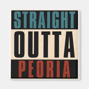 Straight Outta Peoria Arizona AZ Magneet