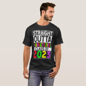 Straight Outta Pharmacy School 2023 Afstuderen Gif T-shirt (Voorkant volledig)