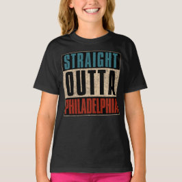 Straight Outta Philadelphia Pennsylvania PA Vereni T-shirt