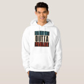 Straight Outta Phoenix Arizona AZ Verenigde Staten Hoodie (Voorkant volledig)