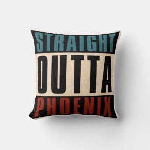 Straight Outta Phoenix Arizona AZ Verenigde Staten Kussen