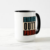 Straight Outta Phoenix Arizona AZ Verenigde Staten Mok (Voorkant rechts)