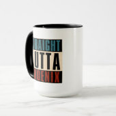 Straight Outta Phoenix Arizona AZ Verenigde Staten Mok (Voorkant links)