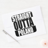 Straight Outta Poland Sticker (Envelop)