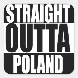 Straight Outta Poland Sticker