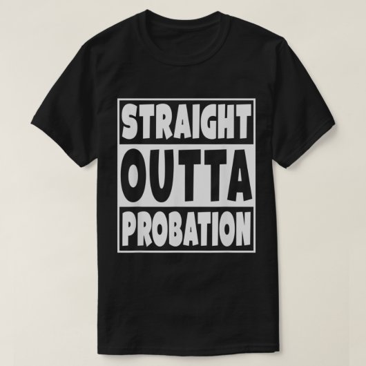 Straight Outta Protest T-shirt (Design voorkant)
