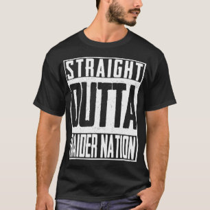 Straight Outta Raider Nation Football-Fan Pride Yo T-shirt