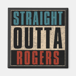 Straight Outta Rogers Arkansas AR Magneet