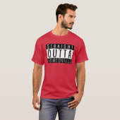 Straight Outta Romeoville Illinois Oversized T-shirt (Voorkant volledig)
