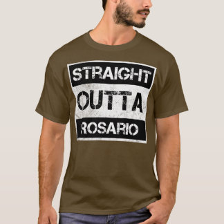 Straight Outta Rosario Argentinië nood T-shirt