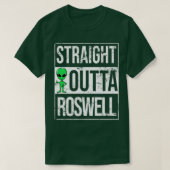 Straight Outta Roswell NM Grappig T-shirt (Design voorkant)