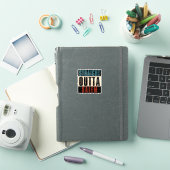 Straight Outta Salem Oregon OR Sticker (iPad Cover)