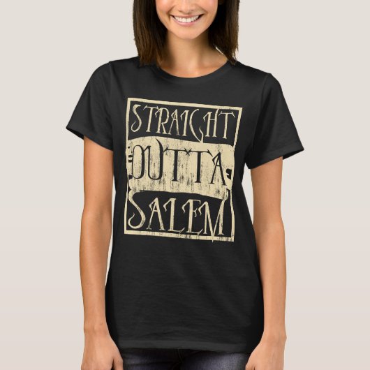 straight outta salem t-shirt (Voorkant)