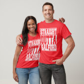 Straight Outta Salford grappig T-shirt (Unisex)