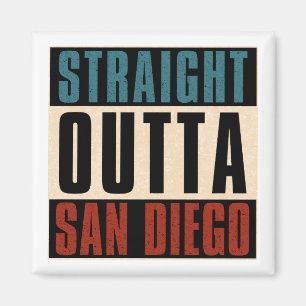 Straight Outta San Diego Californië Verenigde Stat Magneet