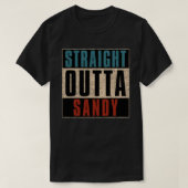 Straight Outta Sandy Utah UT T-shirt (Design voorkant)