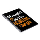 Straight Outta Schedule Changes School Counselor Notitieboek (Rechterzijde)