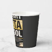 Straight Outta School Graduation cup Papieren Bekers (Links)