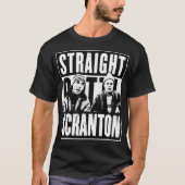 Straight Outta Scranton - Lazy Scranton T-shirt (Voorkant)
