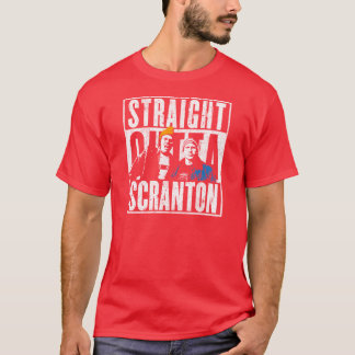 Straight Outta Scranton Lazy Scranton T-shirt