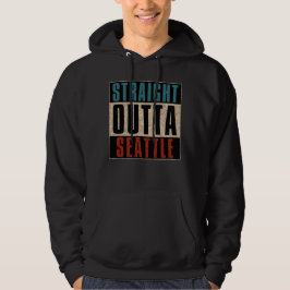Straight Outta Seattle Washington WA Verenigde Sta Hoodie