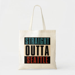 Straight Outta Seattle Washington WA Verenigde Sta Tote Bag