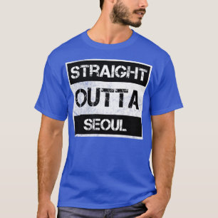 Straight Outta Seoul Zuid-Korea nood T-shirt