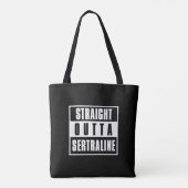 Straight Outta Sertraline Canvas tas (Achterkant)
