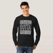 Straight Outta Seventh Grade  7th Graduation T-shirt (Voorkant volledig)