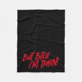 Straight Outta Shape But I'm Tryin Gym Fitness  Fleece Deken (Voorkant)