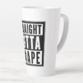 Straight Outta Shape Latte Mok (Rechterhoek)