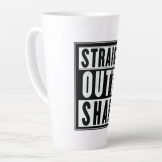 Straight Outta Shape Latte Mok
