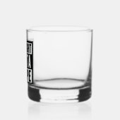 Straight Outta Shape Whisky Glas (Rechts)