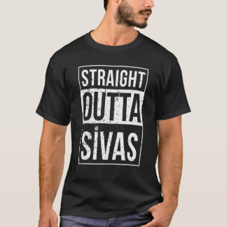Straight Outta Sivas 58 Memleket Turkey Gift Idea T-shirt