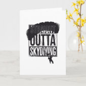 Straight Outta Skydiving Kaart (Gele Bloem)