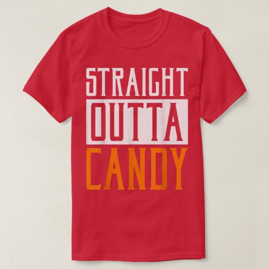 Straight Outta Snoep Lollipop 1555 T-shirt (Design voorkant)