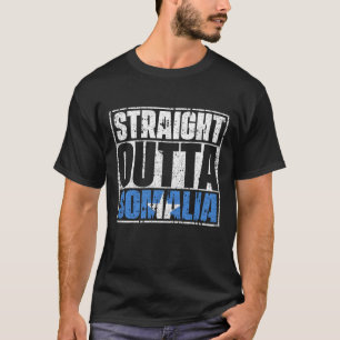 Straight Outta Somalia vlag T-shirt