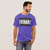 Straight Outta Southfield Michigan Oversized T-shirt (Voorkant volledig)