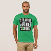 Straight Outta Southie Boston T-shirt (Voorkant volledig)